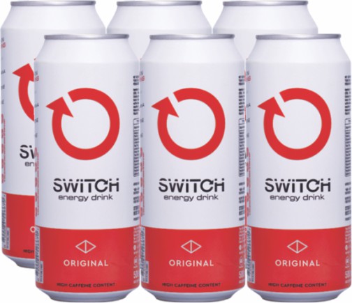 SWITCH ENERGY DRINK ORIGINAL 6X500ML